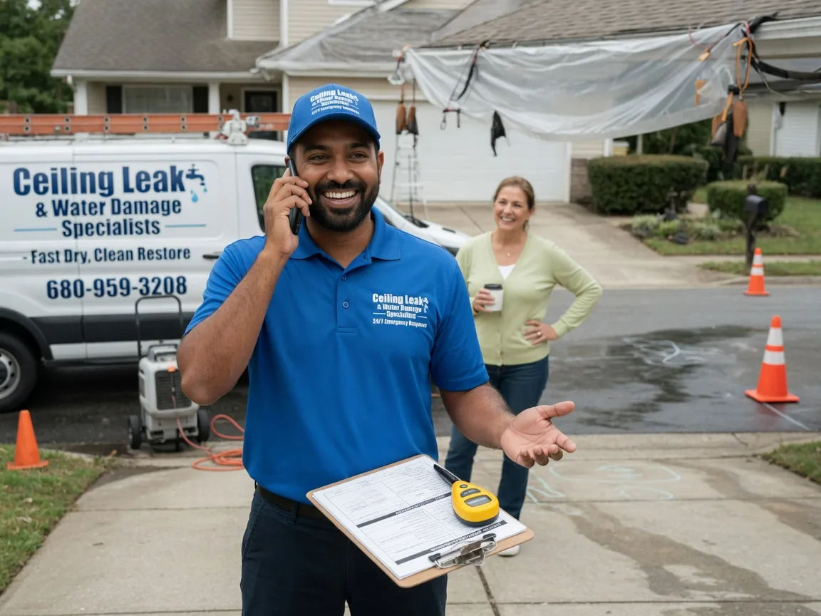 Ceiling Leak Cleanup Unionville, PA FAQs